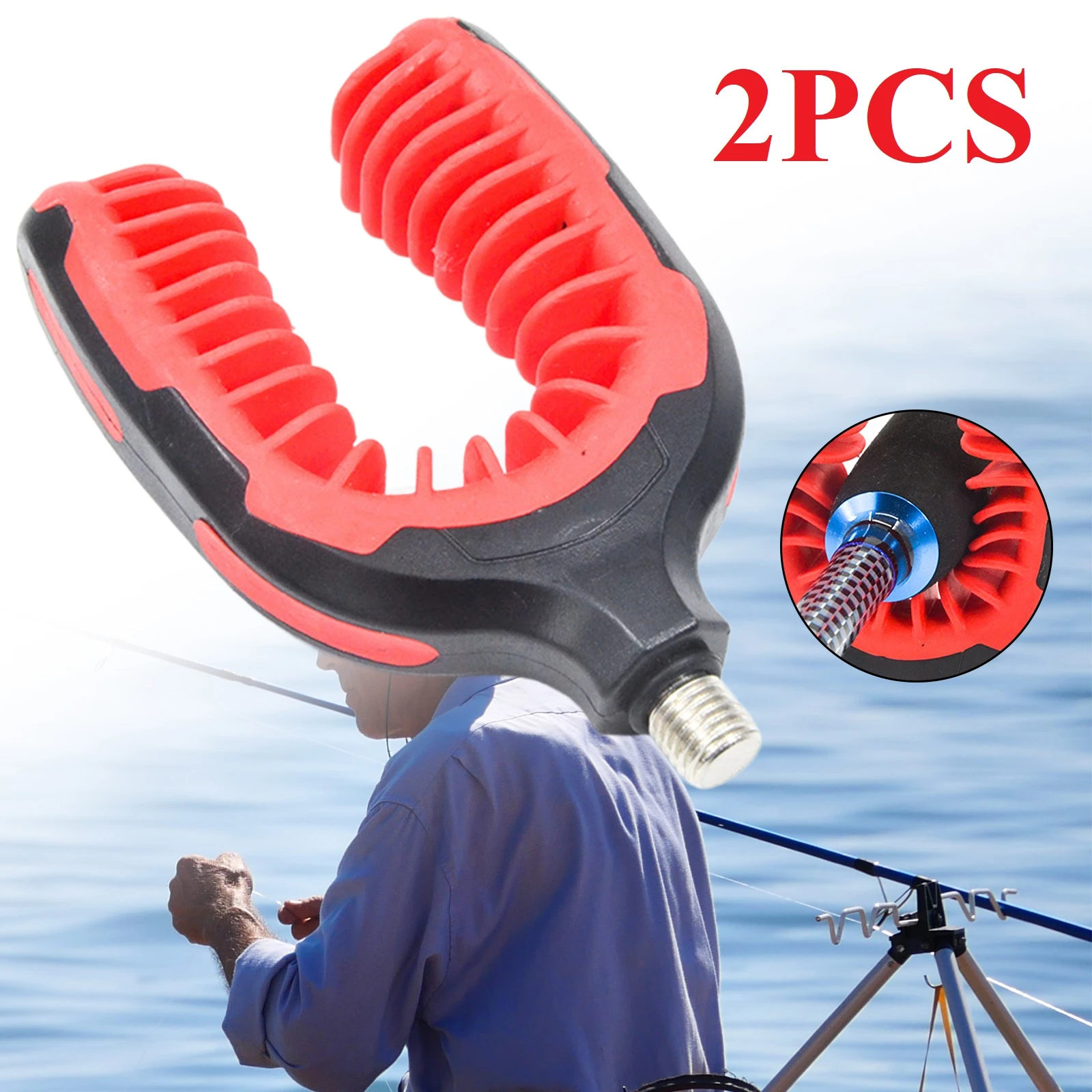 2/1pcs Fishing Pole Bracket Rod Holder Sea Carp Fishing Tackle Fishing
