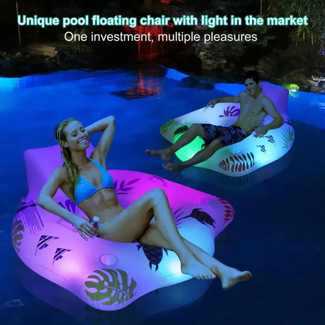 Pool Lounger SLOOSH Inflatable Tanning Float, 85