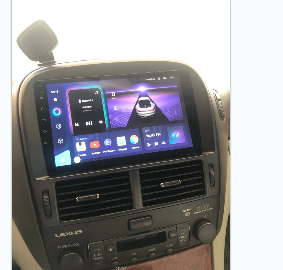 

12.3" Android Car Radio For Lexus LS430 2005-2012 DVD Multimedia Video Player Stereo Auto GPS Navigation Carplay DSP 5G WIFI