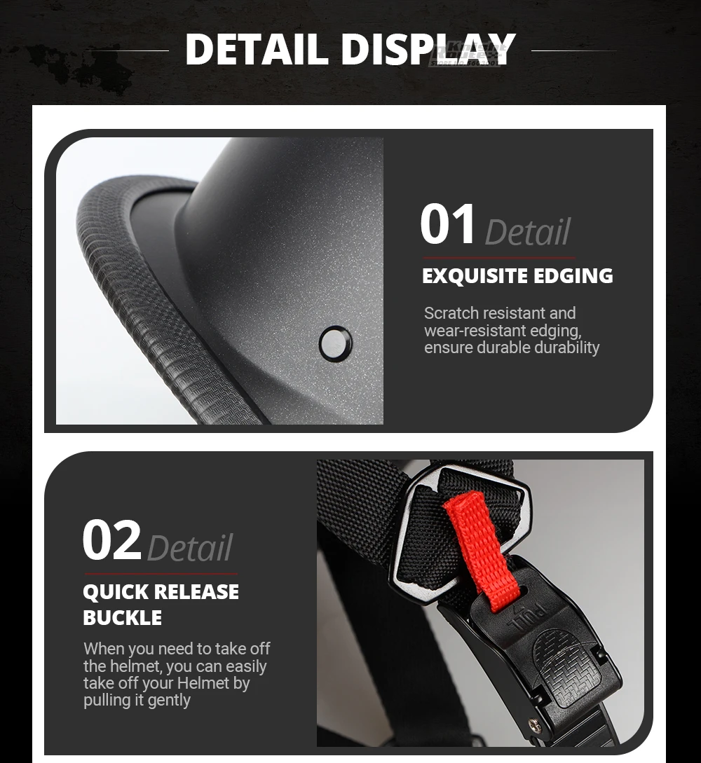 シュタールヘルム New Retro German Stahlhelm Style Half Helmet Electric