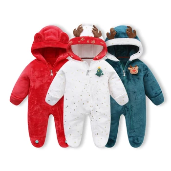 أفرول من الفانيلا السميكة لحديثي الولادة ، عيد الميلاد والخريف والشتاء ، من AYNIGIELL