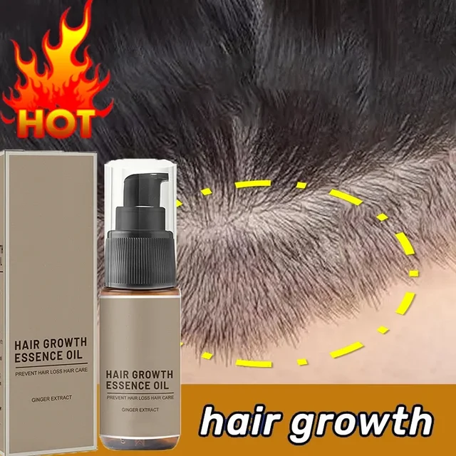 Hair Growth Essential Oil Nourishing for Dry Damaged Repair Hair Frizzy Soft Smooth Shiny Deep Moisturize Hydrating Greasy