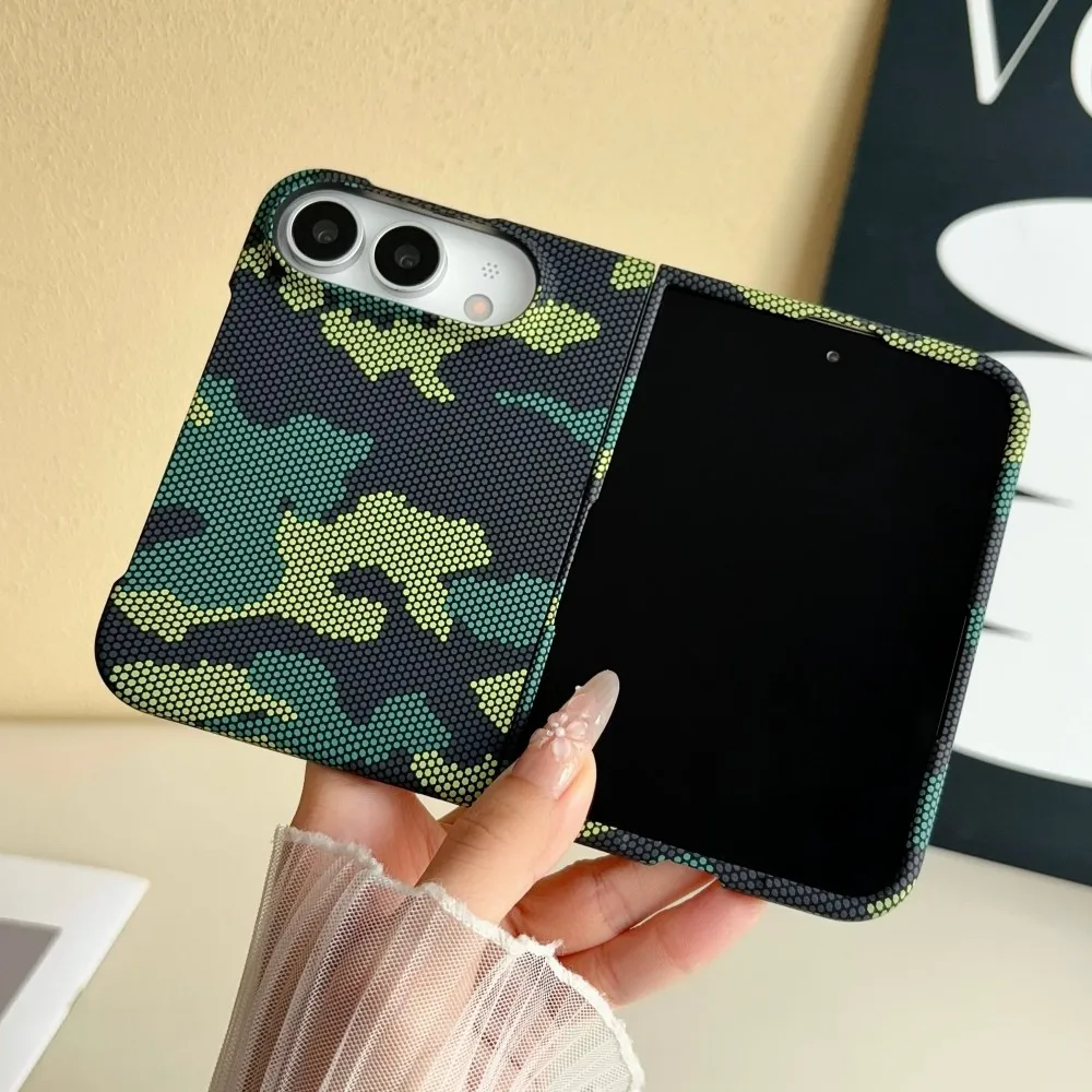 Carbon Fiber Camouflage Protective Slim Case - Fashionable Hard PC Back Cover