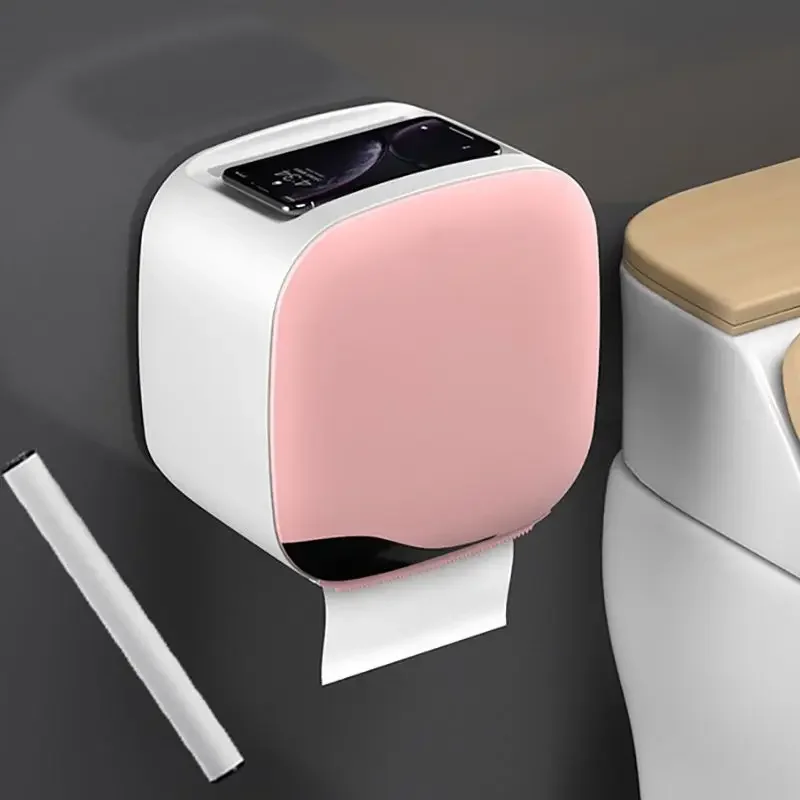 Waterproof Luxury Toilet Paper Holder Waterproof Tissue Storage Box Toilet Roll Organizer Paper Dispenser Bathroom Accessories