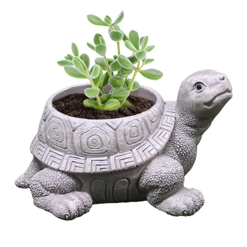 

Animal Planter Flower Pot Resin Succulent Pots Desk Succulent Cactus Plants Planters Plant Lovers Gifts Bonsai Pots Home Decor