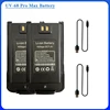UV-68 Pro Max V2 Battery Original For UV-S22 Pro V2 UV-98 Pro Baofeng Walkie Talkie Type-C Charging Radio Rechargeable Batteries 5
