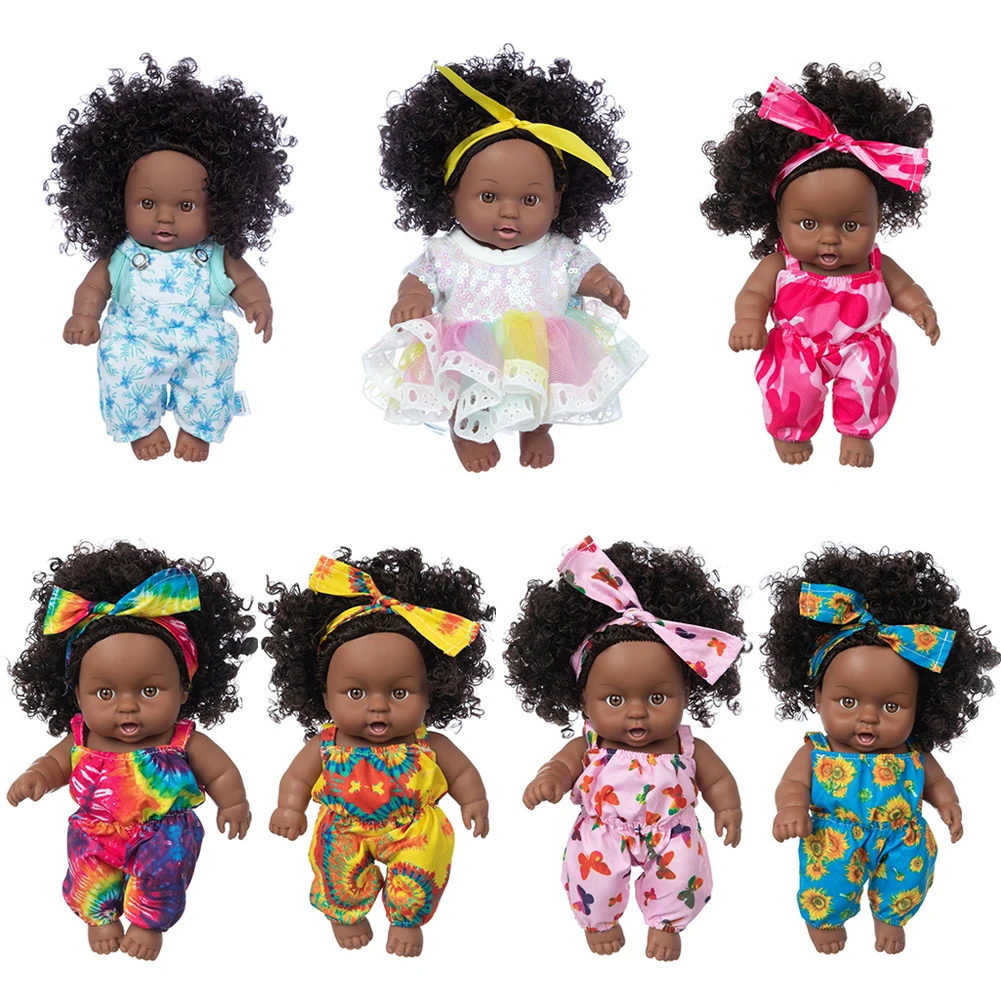 1pcs-30cm-multi-style-African-black-baby-explosion-head-black-skin-baby ...