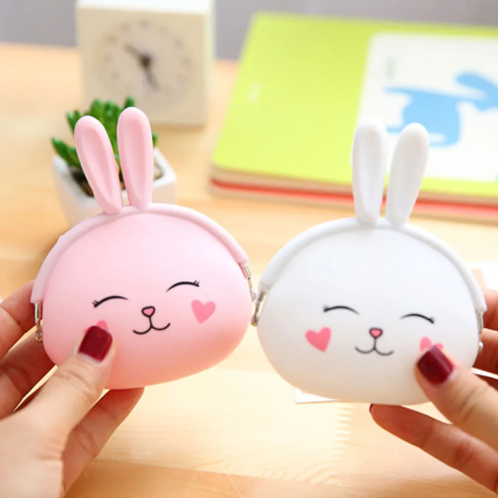 Buy MAXXLITE 2 Pcs Silicone Coin Purse for Girls Stylish Coin Pouch Bag,  Cute Bunny Small Coin Purse for Kids, Storage of Change, Small Accessories  Wallet for Girls at Amazon.in