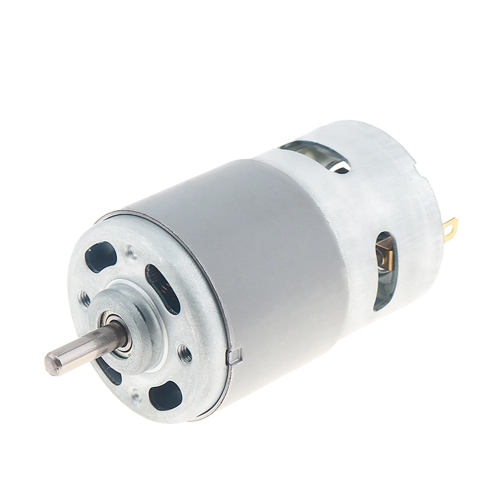 775 DC Motor 12V 12000RPM High-speed Large Torque Motor for Drill Micro Machine / DIY Model Car with Ball Bearing, Fan Blades