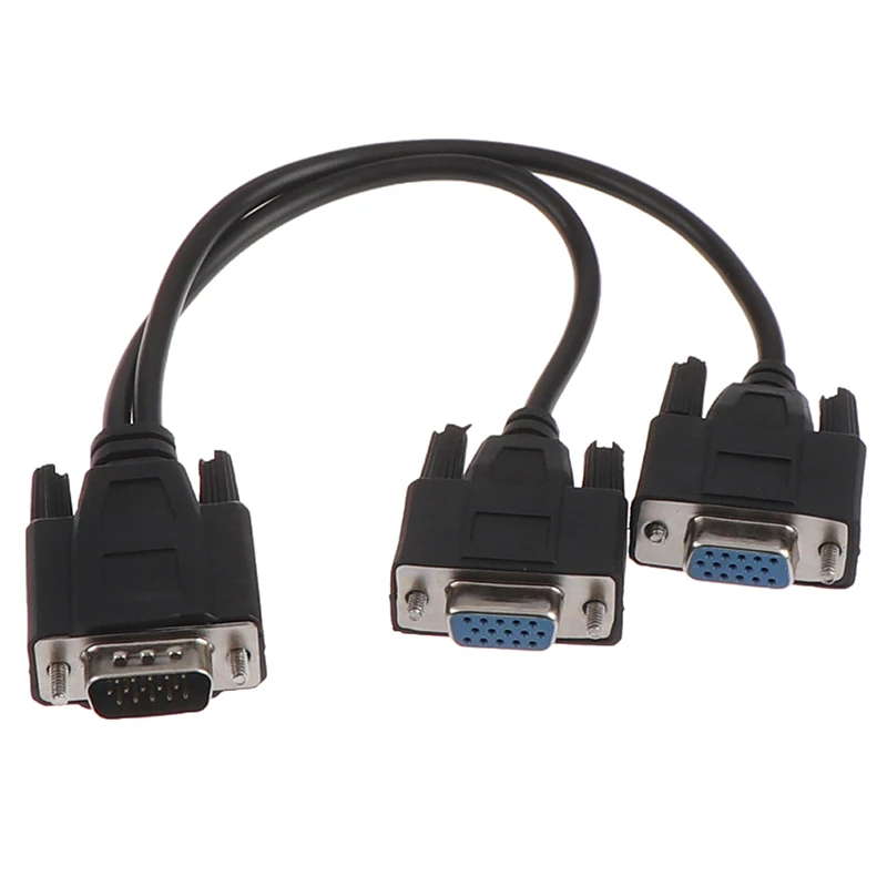15Pin VGA Male To 2 Vga Svga Female  й   ̺ 
