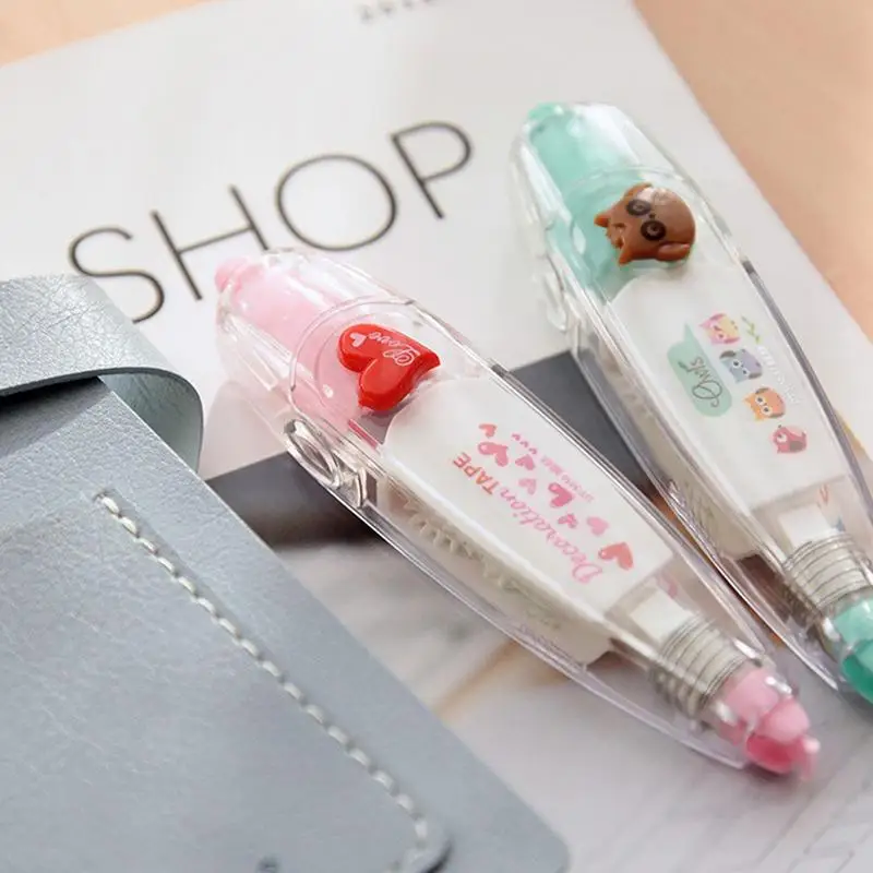 Cartoon Floral Sticker Tape Pen Funny Kids Stationery Decorative Correction Tape Hand Account Decorative Stickers For Children