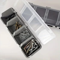 Transparent Lid Four Section Box For Convenient Viewing And Secure Storage Of Screws 37JD 1