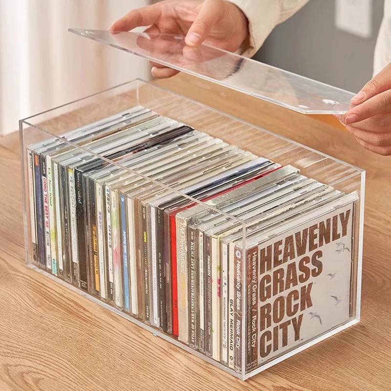 Disc Cd Organizer Rack Display Retro Capacity Rotatable Luxury Organizer CD Rack Portable Organizador De Cds Cute Furnitures
