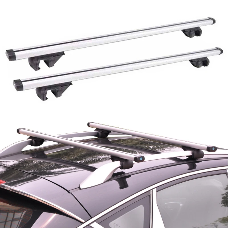 2 pces 120 ou 135cm universal se encaixa carro com rack de teto ...