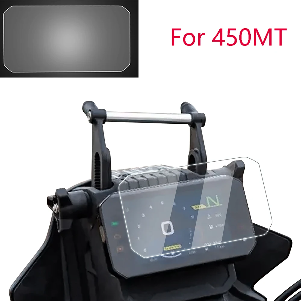 Motorcycle Scratch Cluster Screen Protection Panel Film Dashboard Screen Protector For CFMOTO 450MT