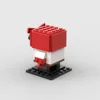 MOC Insides DIY Out Brickheadz Building Blocks Disgust Figures Bricks Educational Toys for Children 5