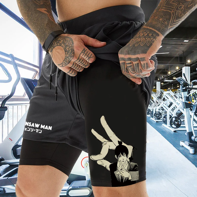 Anime Gym Shorts - Temu