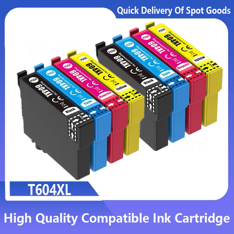 Compatible 604xl T604xl T604 604 Ink Cartridge For Epson Xp-2200