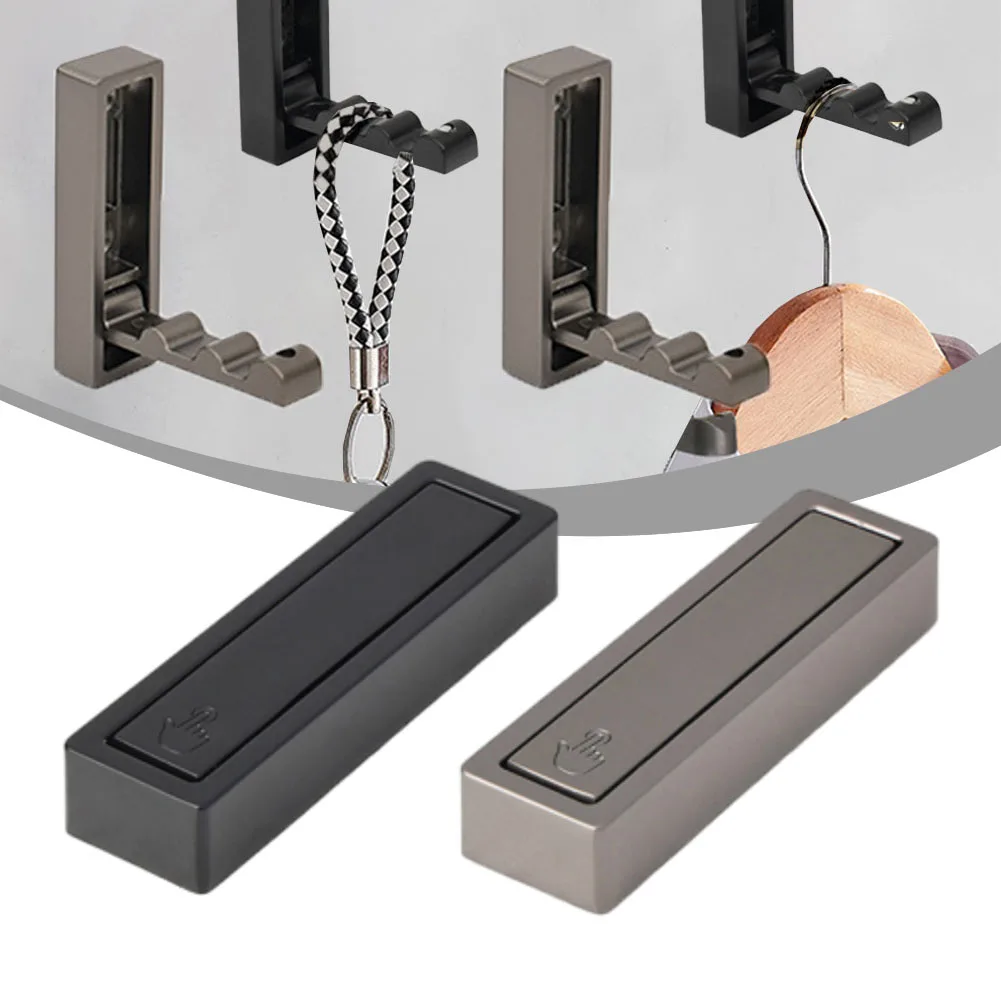 Clothing Hook Hooks Any Other Room Aluminum Alloy Easy Installation Space-saving Design Wall Hooks Wall-mounted