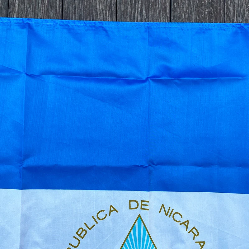 xvggdg   Nicaragua   flag Banner 90*150cm Hanging  Nicaragua  National flag