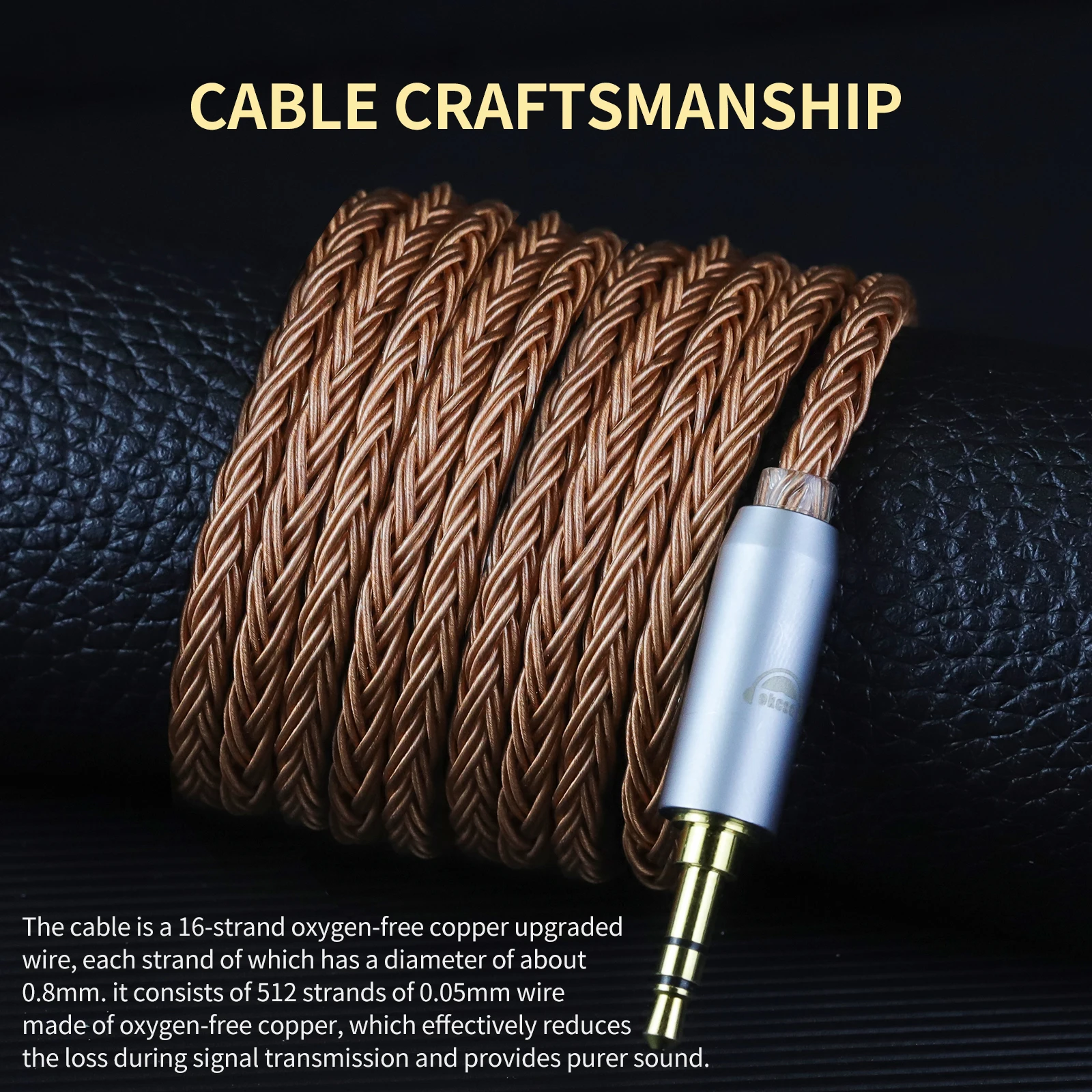 OKCSC Standard Balance Headphone Cable for AKG Q701 K240S Beyerdynamic DT1900 pro 2.5mm/3.5mm/4.4mm/6.35mm/4 Pin XLR/Type-C Plug