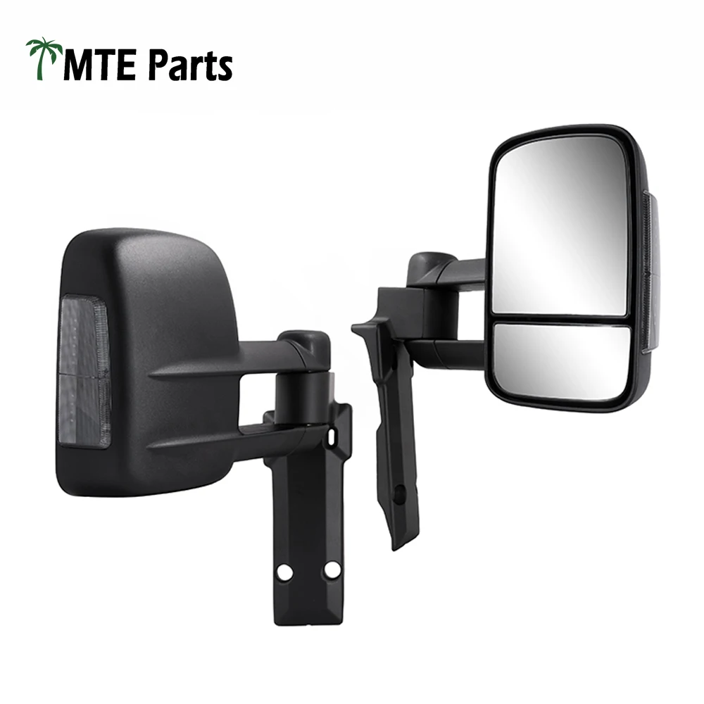 

Electric black Towing mirrors for Toyota landcruiser 70 75 78 79 series fj75 fj79 1984-2018 RHD rear view mirror with signal