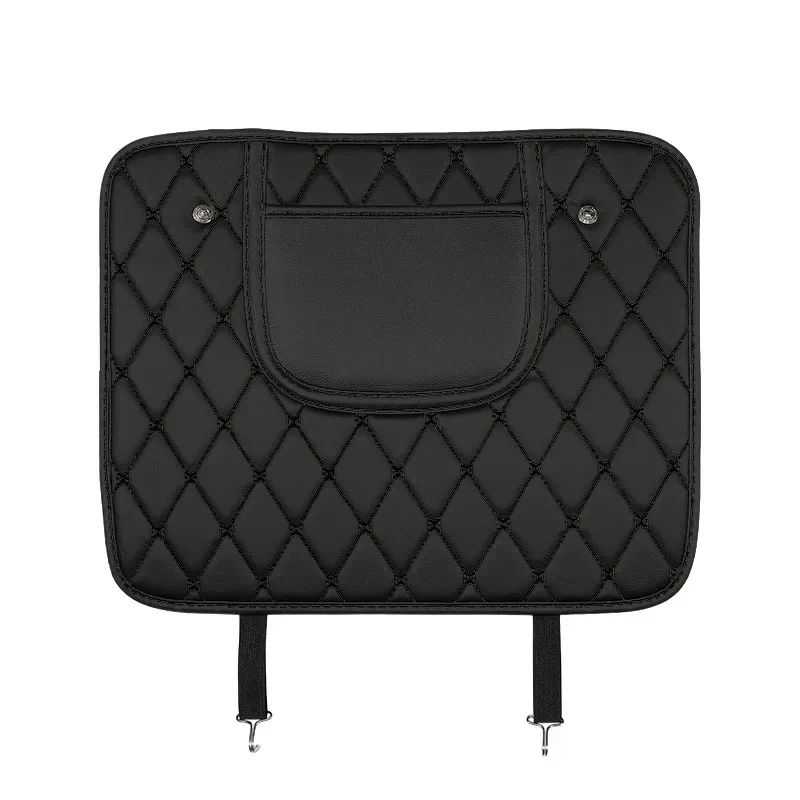 Automotive interior products half pack leather storage anti dirt and anti wear pads rear seat back kick pads car seat protector