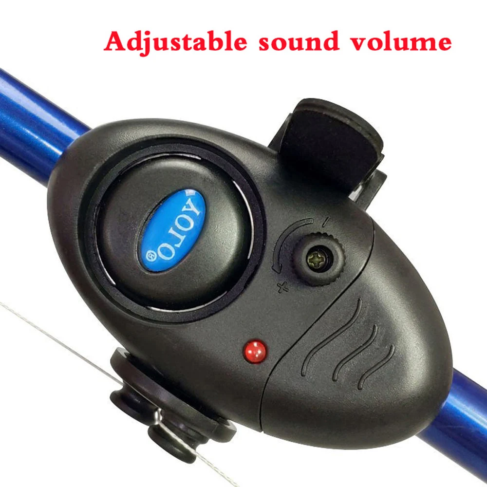 LIZHOUMIL Fishing Alarm Bell, Fishing Pole Alarm Bells with Light  Indicator, Ring Bite Alarm Tackle Accessories, Portable High Sensitivity  Bite Sensor Alarmn Night Fishing Accessory : : Sports, Fitness &  Outdoors