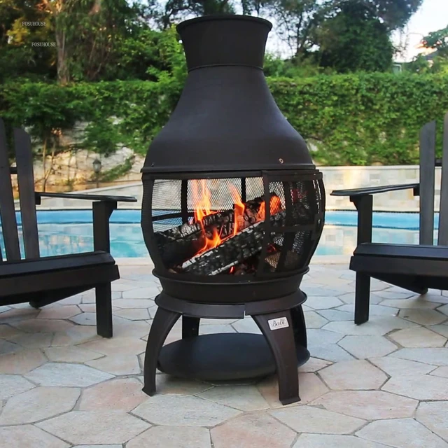 European Villa Patio Heaters Charcoal Wood Stove Outdoor Picnic Barbecue  Stove Bonfire Stove Charcoal Brazier Heater For Home - Patio Heaters -  AliExpress