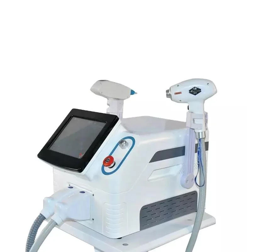 

2023 HOT SELL 2 In1 Pico Laser Plus Diode Picosecond Tattoo Removal Q Switched Nd Yag Laser 755 808 1064nm Hair Removal