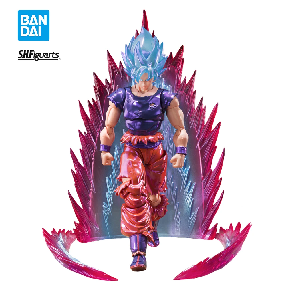 Boneco Goku Deus blue Dragonball Super Sh Figuarts Articulado 1.0