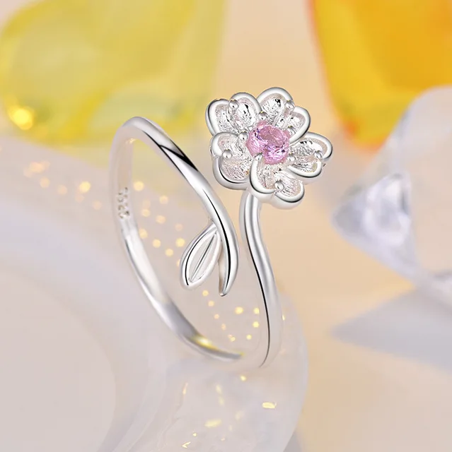 Anillo de flores abiertas - Imagen 2