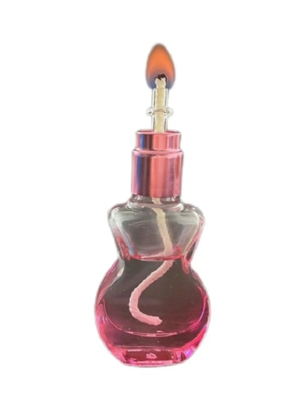 Mini small alcohol lamp Aromatherapy lamp Stained glass is not hot hands Make handmade ribbon flowers Disinfection cupping 10ml