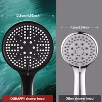 High Pressure Shower Head Set Water Saving Rainfall Spray Handheld 6 Jet Modes Shower Head with Hose Bathroom Accessories 4