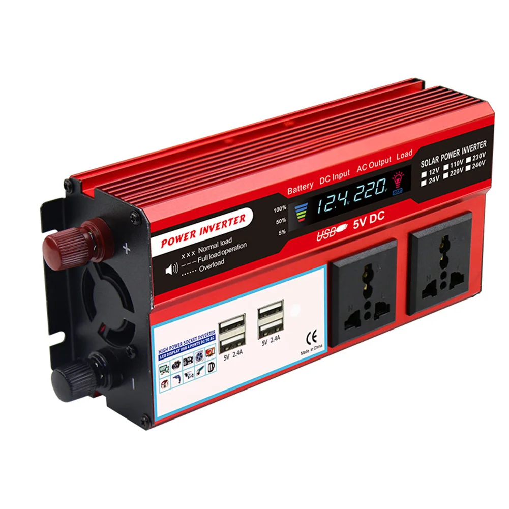

Dual Socket Car Inverter Dual Socket Protection Type Program Protection And Non Deformation Made Of High Quality