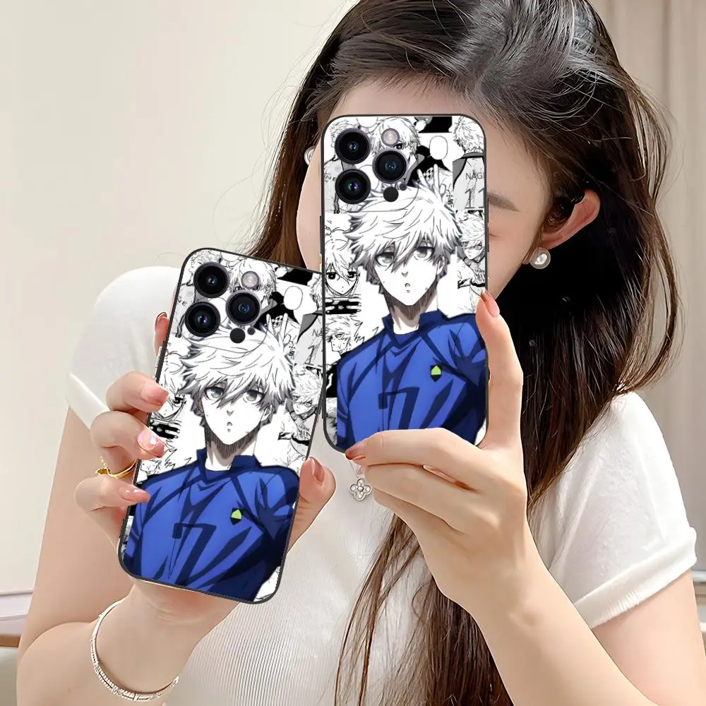 Vibrant Blue Lock Nagi Seishiro Phone Case - Colorful & Stylish Protective Cover