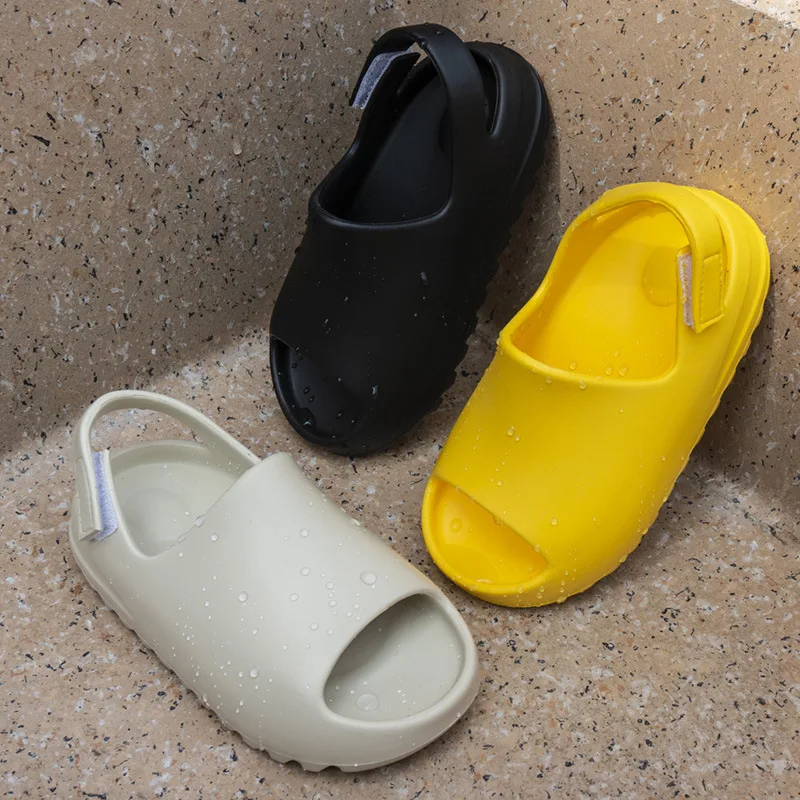 Eyriphy Children Sandals Soft Bottom Outdoor Sports Slippers Boys And Girls Cute Slides Open Toe Beach Shoes Fashion Cozy Slides 4