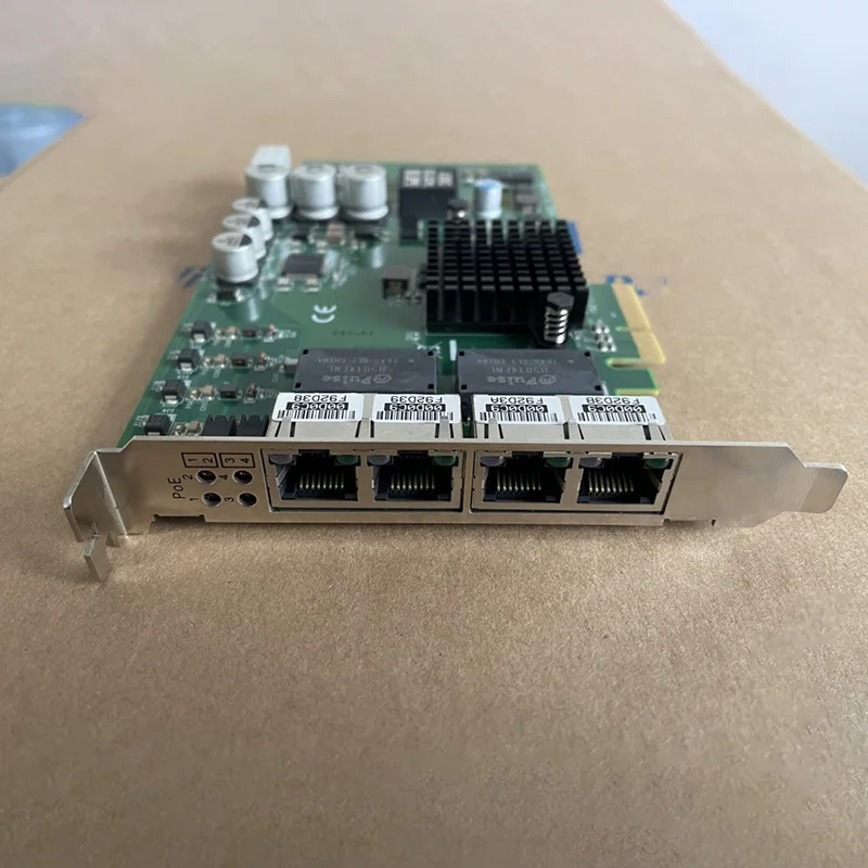 

PCIE-1672E PCIE-1674E 4-портовая визуальная карта захвата изображения POE сетевая карта