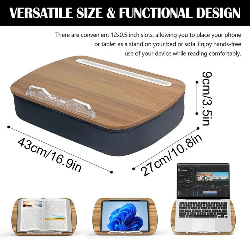 Reading Pillow Stand Soft Foam Beanbag Reading Book Pillow Adjustable Viewing Angle Laptops Tablets Stand Cushion 6