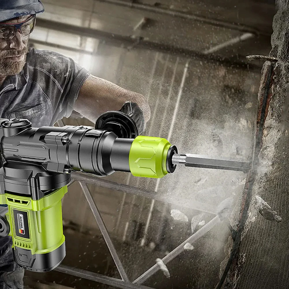 28MM High Power Electric Hammer Electric Pick Electric Drill Impact Drill Power Tools Electric Hammer Concrete Industrial Grade 5