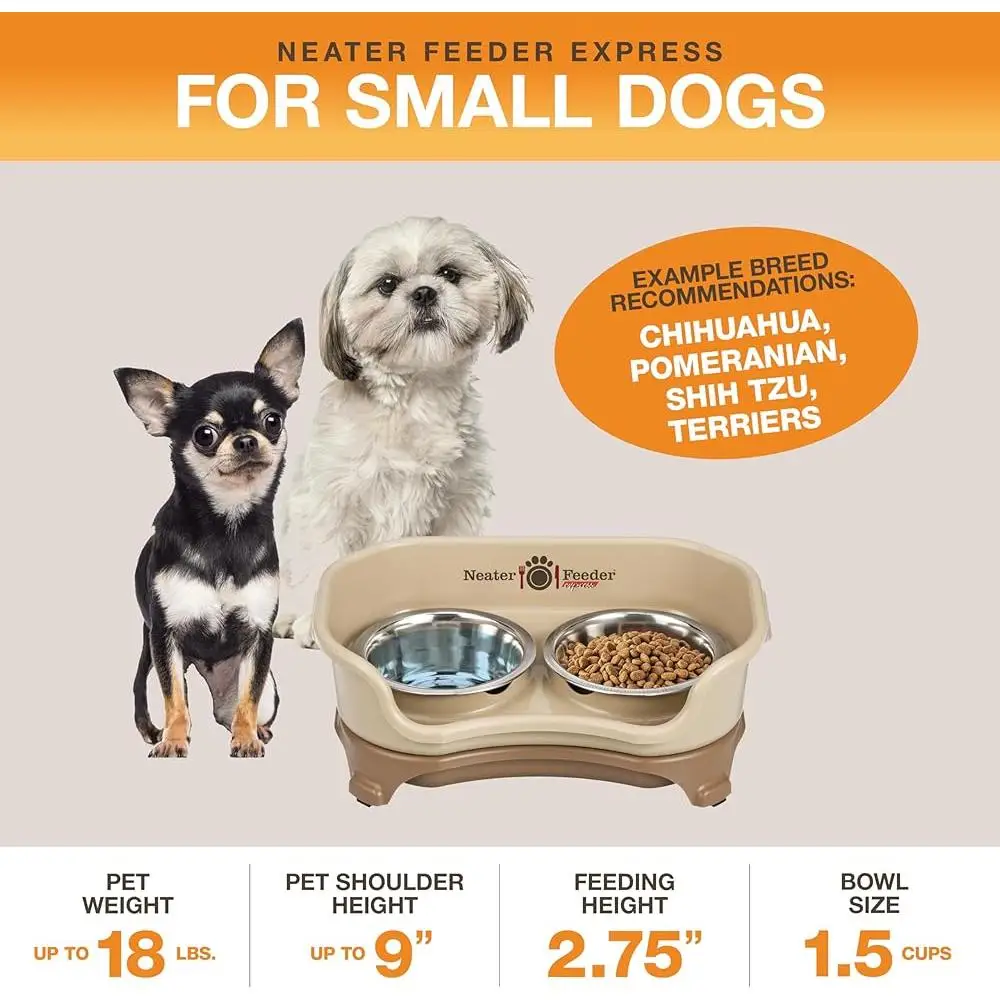 Mess-Proof Elevated Dog Bowls 3