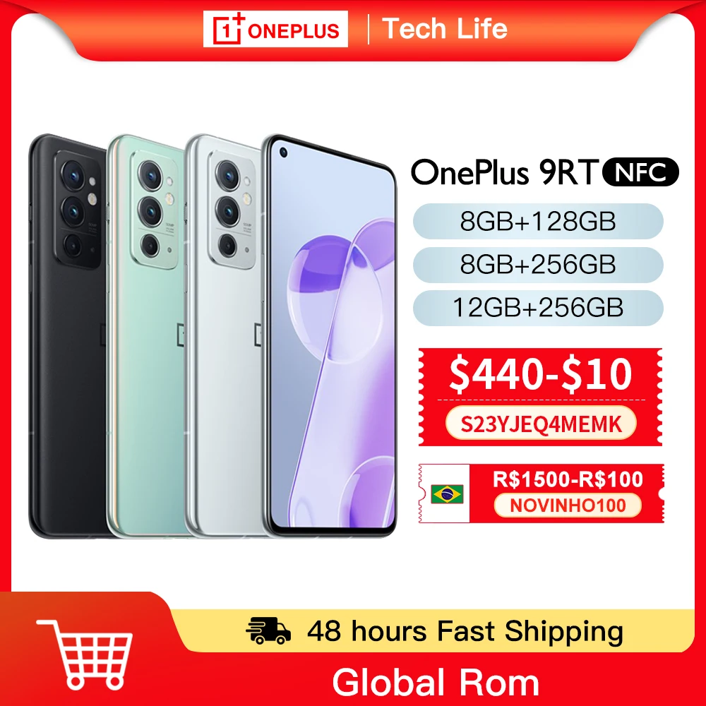 Смартфон OnePlus 9RT телефон с несколькими языками ОЗУ 8 Гб ПЗУ 128/256 ГБ Snapdagon 888 120 Гц 6 62