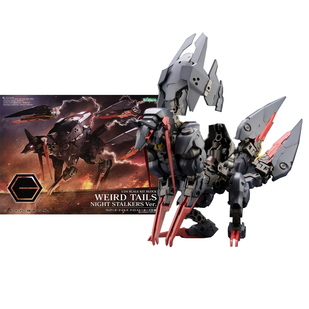 

In Stock Original Kotobukiya HEXA GEAR 1/24 NIGHT STALKERS Ver. WEIRD TAILS Assembly Models Anime Action Figures Collection Toy