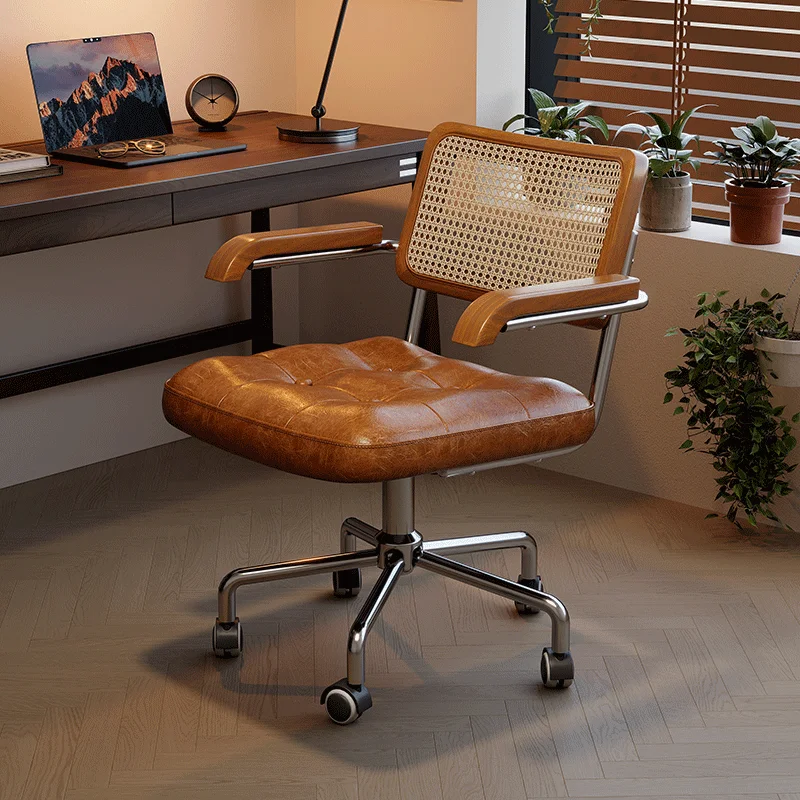 Rotating Study Office Chair Executive Wheels Footrest Cheap Durable Office Chair Boys Modern Camping Metal Muebles Furniture 2