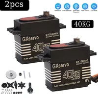 2Pcs Waterproof 35kg 40kg digital servo metal gear high speed 25T arm for 1/8 Sercos rc1/10 RC baja crawler Cars boat free gift 1