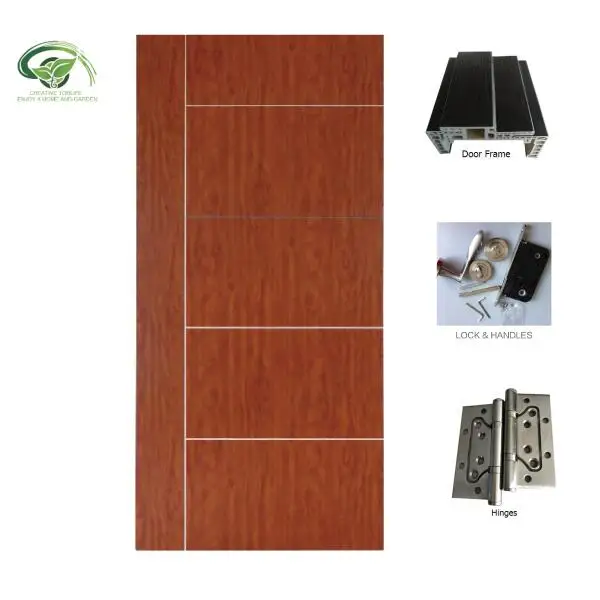 Timber door leaf hotel entrance doors 6
