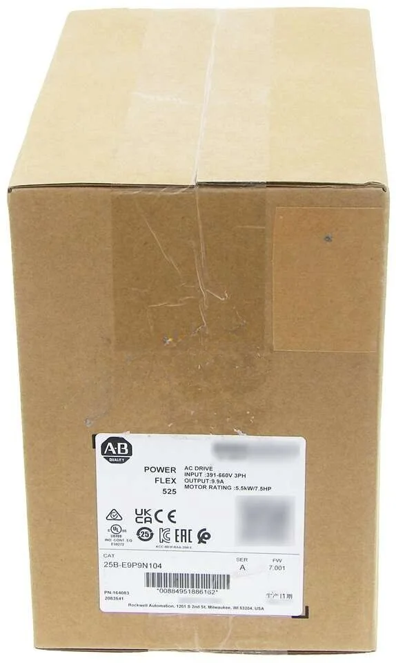 

NEW Allen Bradley 25B-E9P9N104 /A 2022 PowerFlex 525 AC Drive 600V AC SHIP DHL