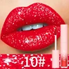 18 Color Sexy Red Diamond Glitter Lip Gloss Metallic Waterproof Long Lasting Matte Shimmer Liquid Lipstick Women Makeup Cosmetic