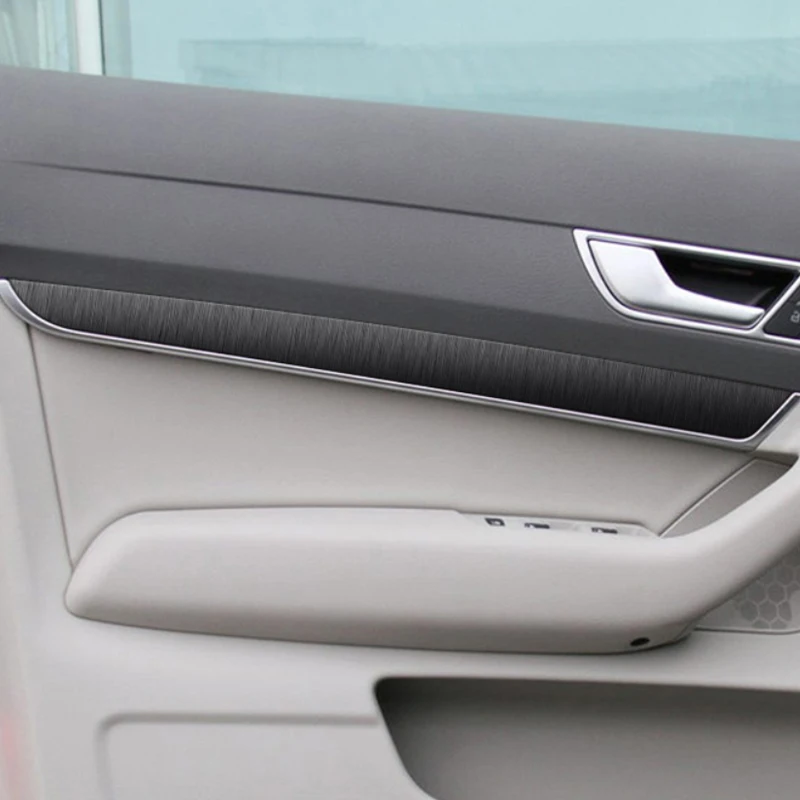 LIANGJIN Auto Styling Fit für Audi A3 8V A4 B8 A5 Q3 Q5 A6 C7 Innenraum  Kohlefaser Türschüssel Dekoration Abdeckung Trim Aufkleber Auto Zubehör  (Color Name : A3 8V): : Auto 