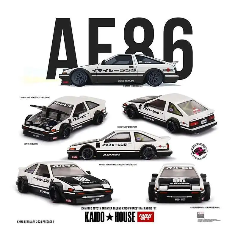 PreSale Kaido House 1:64 AE86 BMW M3 E30 GTR R34 Carbon 510